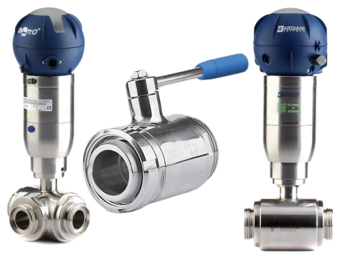 BARDIANI BALL VALVES (MANUAL / PNEUMATIC)- MADE IN ITALY